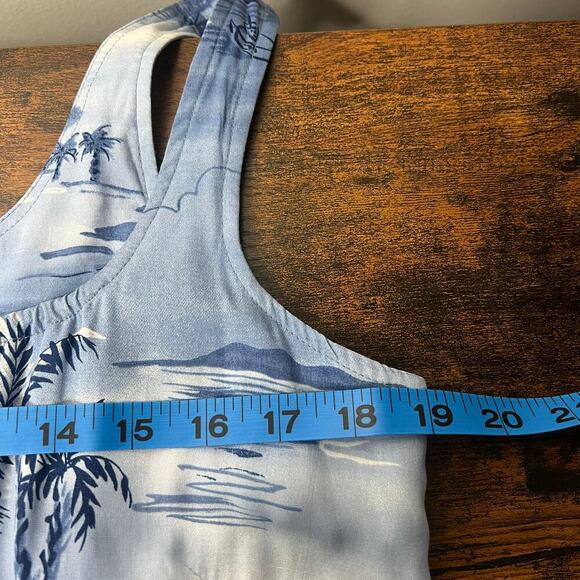 Kahala Vintage Hawaiian Dress Sleeveless Short Ruffle Hem Polynesian Tiki Sz 10 - Picture 9 of 9
